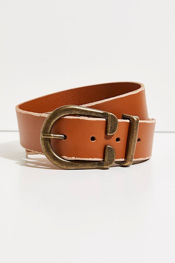Cavalier Leather Belt by FP Collection at Free People, Cognac, M/L | Free People (Global - UK&FR Excluded)