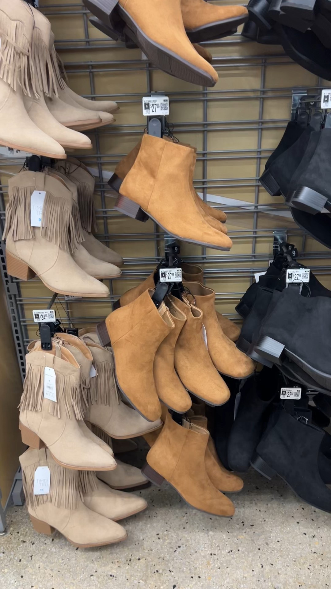 Walmart boots on deal for $23! These have become my most worn boots this fall, the suede looks real and they’re comfy with a low heel. Fit tts. #walmartfashion 

#LTKOver40 #LTKSaleAlert #LTKFindsUnder50