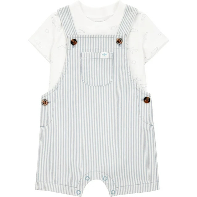 Carter's Child of Mine Baby Boy Overalls, 2-Piece, Sizes 0/3-24 Months | Walmart (US)