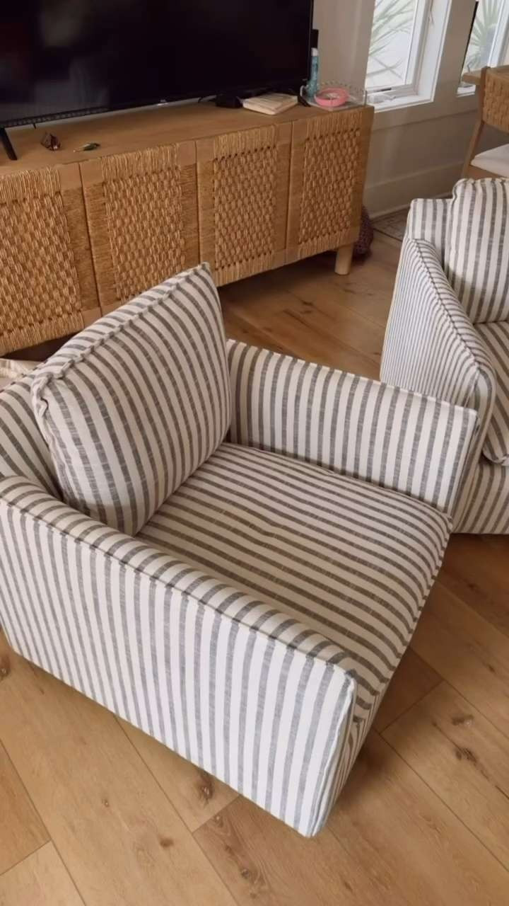 So excited about these new chairs I just got from @Wayfair ! We put them in our living in the beach house, and we love them! #ad #wayfair #wayfairpartner

Loverly Grey, Wayfair, living room inspo, beach house, swivel chairs, lounge chairs 

 #LTKHome
