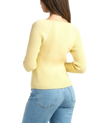 BCX Women's V-Neck Fitted Sweater - Macy's | Macy's