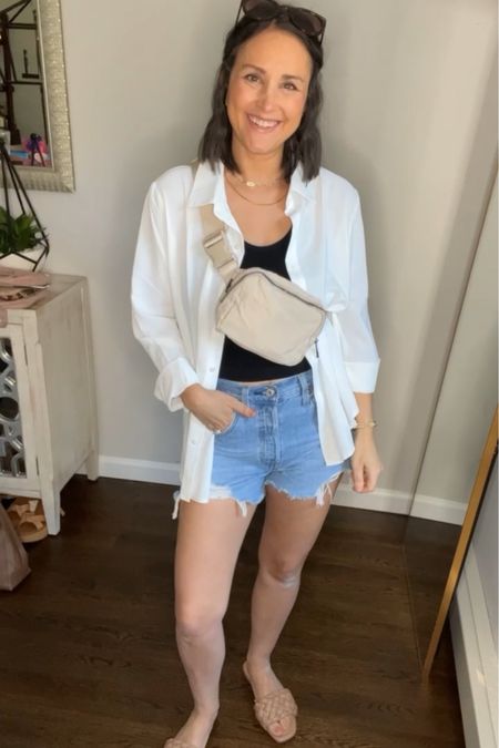 Amazon spring outfit with the best Free People dupe tanks!

The best lookalike! 3 for 30! Come in two lengths and a variety of colors. Wearing M/L, but definitely could have done S/M. 

Free People look a like. Look for less. Summer cropped tanks. Summer basics. Amazon must haves. 

#LTKsalealert #LTKunder50 #LTKFind