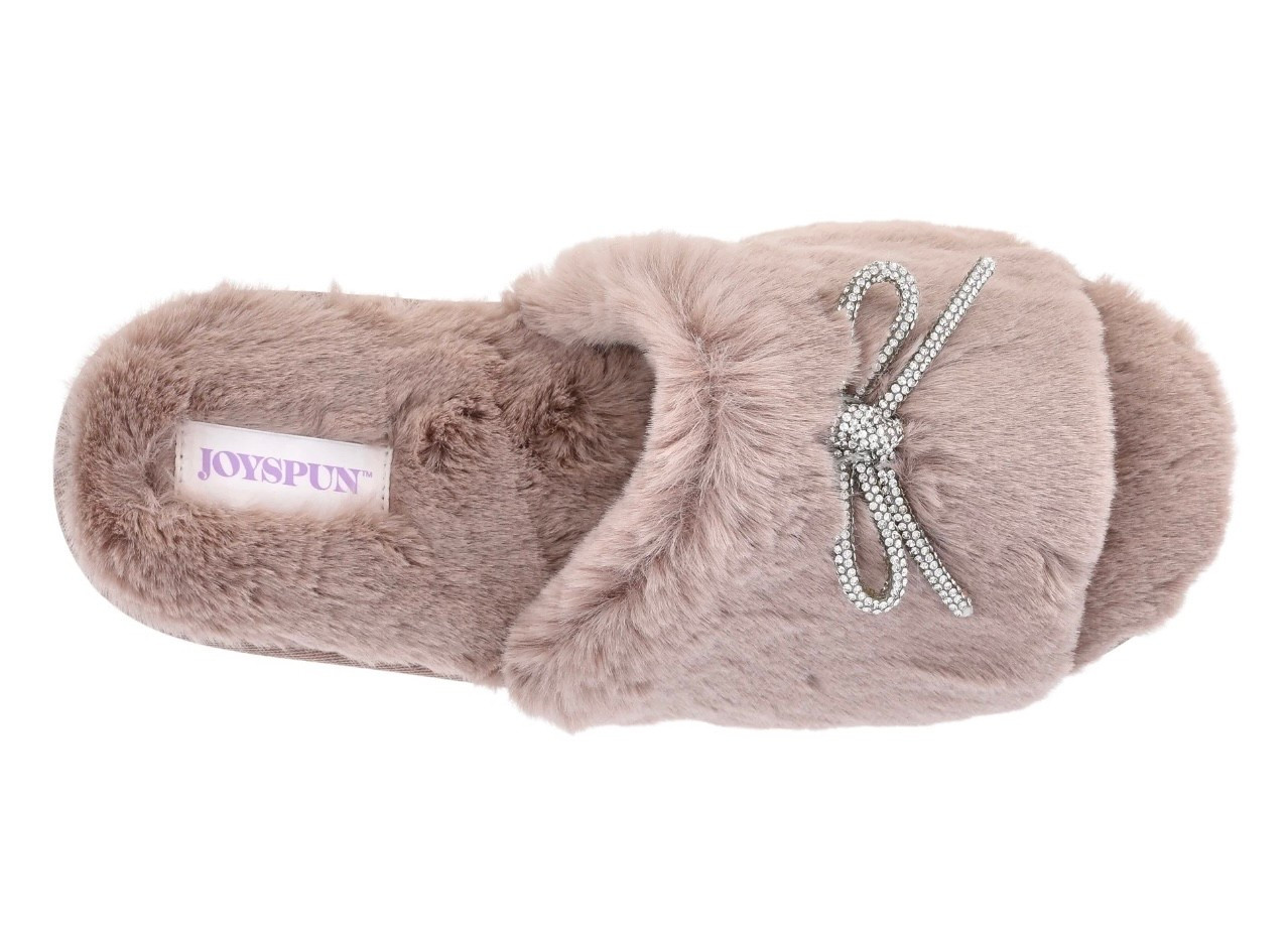  Women's Rhinestone Bow Open-Toe Slippers 

#LTKmomlife #LTKSeasonal #LTKOver40