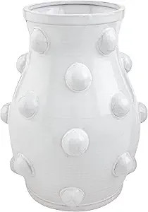 Mud Pie Bead Vase, White | Amazon (US)