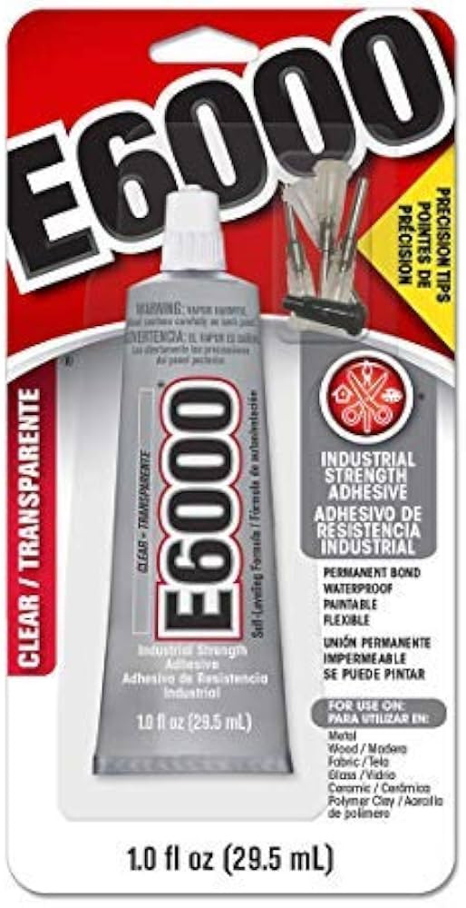 E6000 231020 Adhesive with Precision Tips, 1.0 fl oz | Amazon (US)