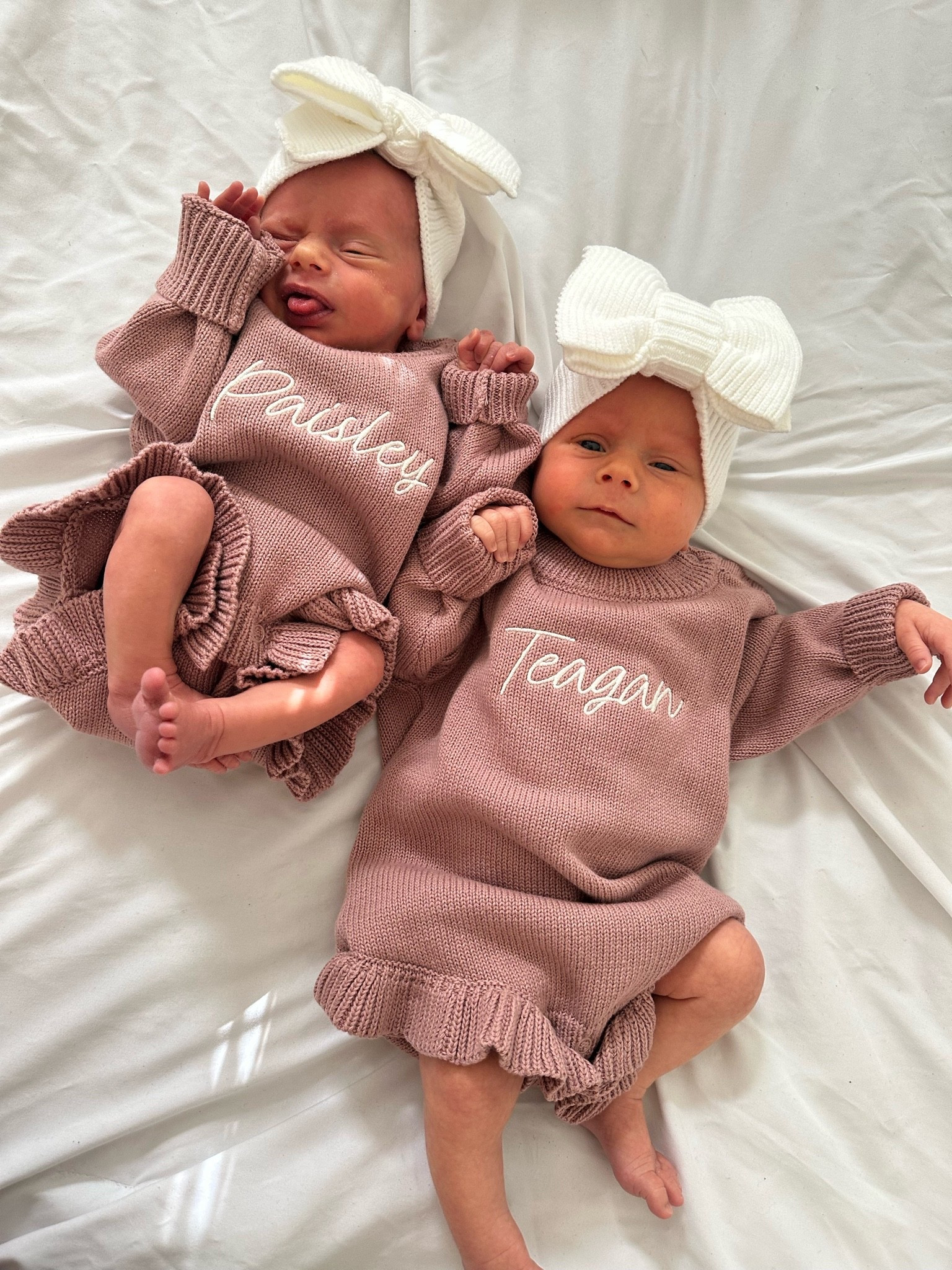 Newborn bubble rompers | personalized embroidered bubble rompers | custom knitted newborn bubble romper

#LTKBaby #LTKBump #LTKmomlife