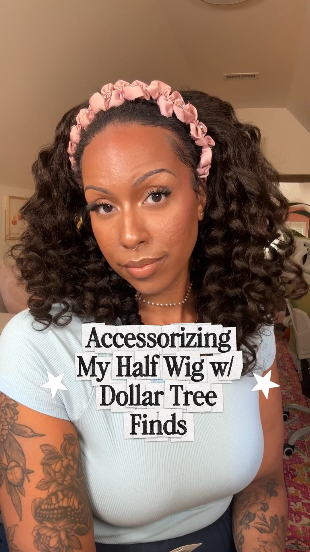 Accessorizing My Half Wig w/ Dollar Tree Finds!

Popped into Dollar Tree a few weeks ago and found some cute hair accessories! I can’t link these specific ones but you can check out your local store. I’ll have similar ones on my LTK. 

The wig I’m styling is the  Natural Kinky Loose Wave 3 In 1 Human Hair Glueless Half Wig (HWG05) from OmgHerHair. Full Review is on my YouTube channel.

Length: 22 inch
Size: One-size-fits-all
Hairtexture: Kinky Loose Wave

#omgherhair #dollartreefinds #headbands #humanhairwigs #wiginfluencer

#LTKBeauty #LTKgrwm #LTKootd