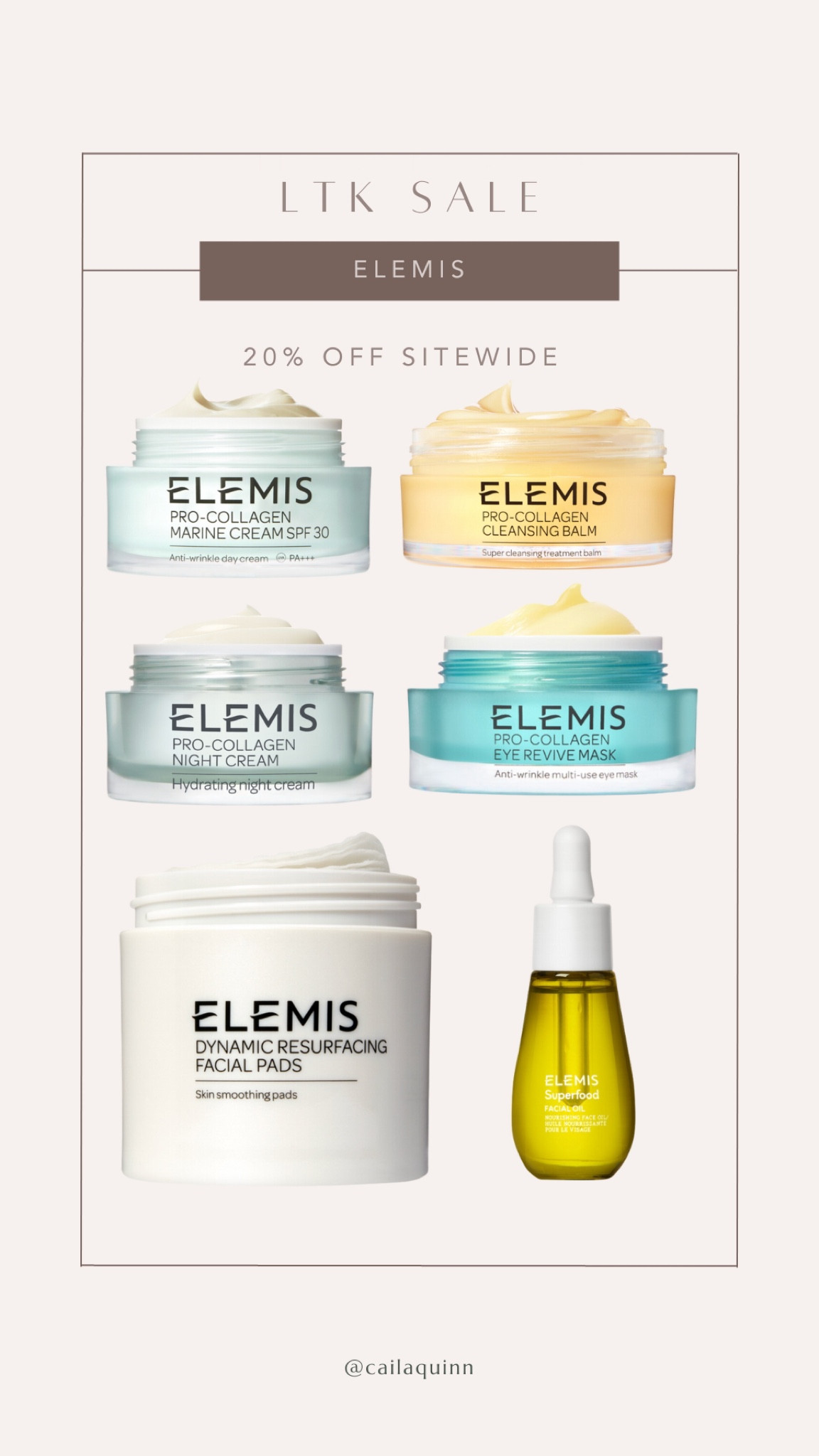LTK Sale- Best of Elemis! 

#LTKSale #LTKbeauty #LTKSeasonal