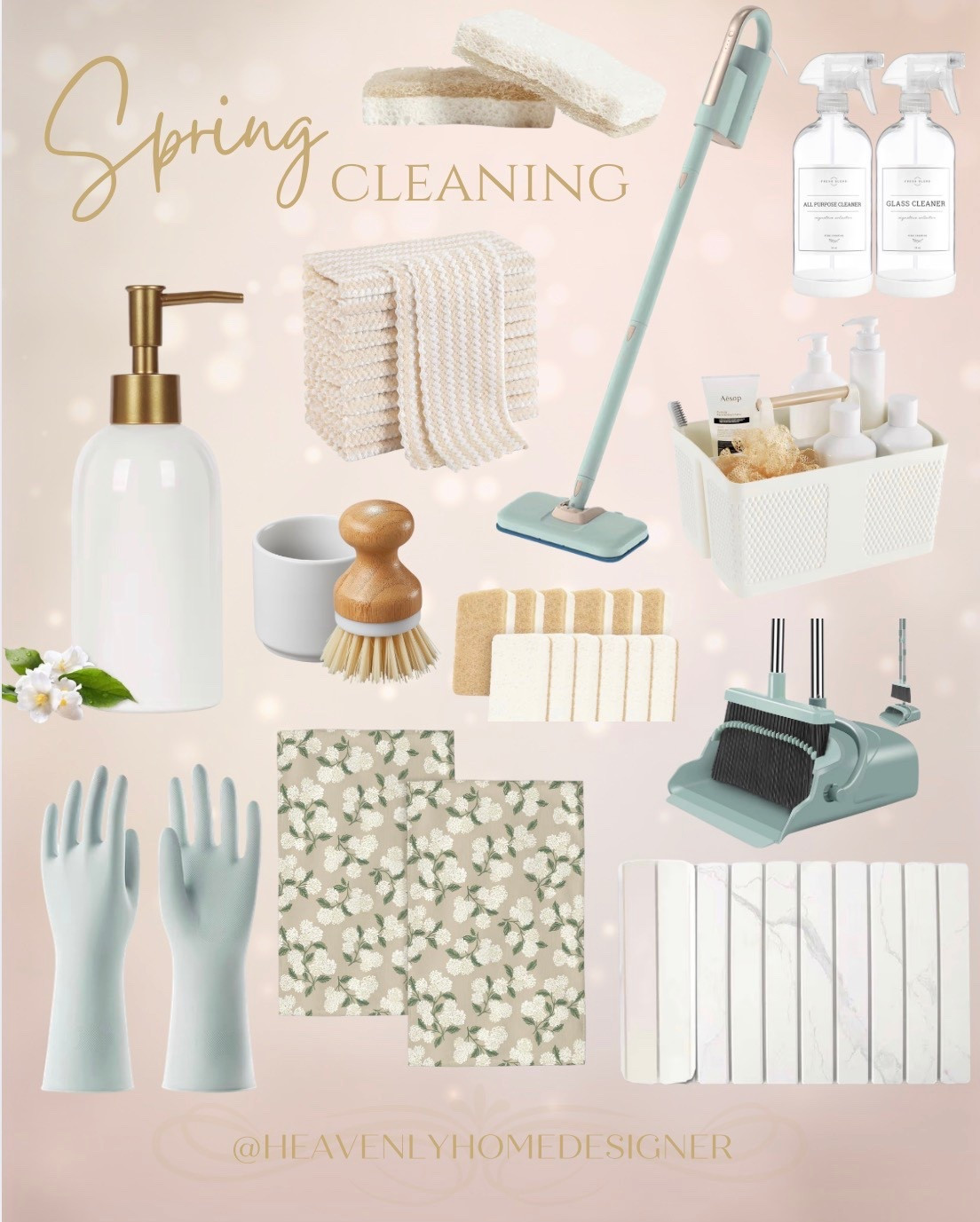 Spring cleaning upgrade! 🧼🌸 These pretty Amazon cleaning finds make tidying up actually satisfying. Tap to shop everything linked below!
Save this for your next cleaning haul! 🛒

#LTKSeasonal #LTKmomlife #LTKHome