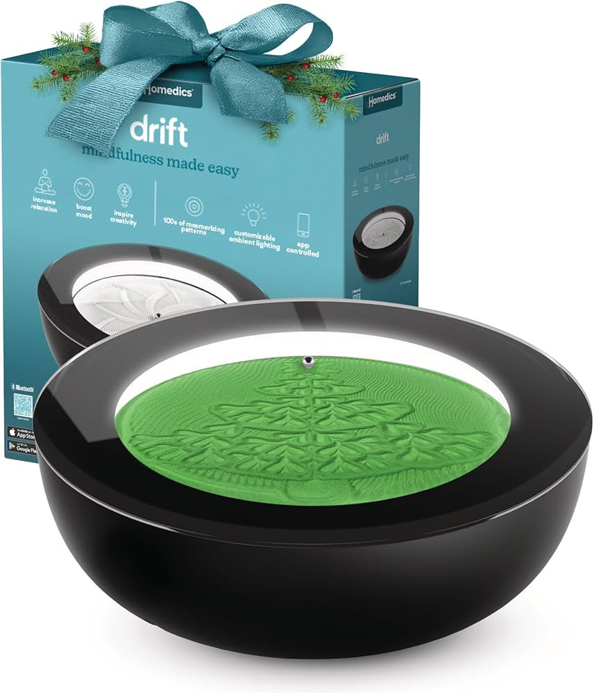 Homedics Drift Sandscape, Perpetual Motion Machine, Zen Garden, Meditation Accessories, Decorativ... | Amazon (US)