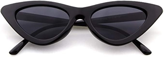 FOURCHEN Retro Vintage Narrow Cat Eye Sunglasses for kids Clout Goggles Plastic Frame | Amazon (US)