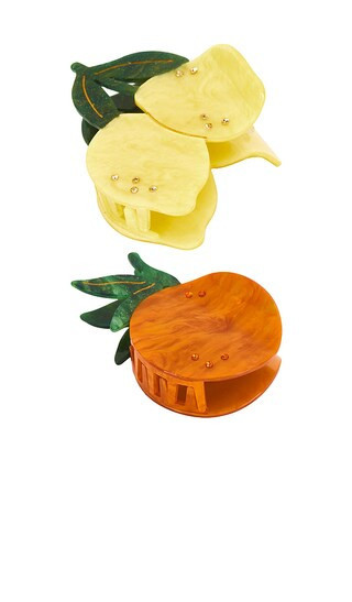 Frasier Sterling Lemon Clip Set in Yellow,Orange. | Revolve Clothing (Global)