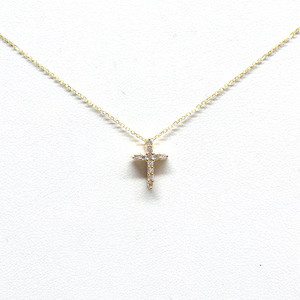 Diamond Cross Necklace / 14k Gold Diamond Cross 0.18 CT / | Etsy | Etsy (US)