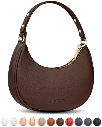 Vantamo Crescent Bags For Women with RFID Protection, Half Moon Clutch Purses for Women with Anti... | Amazon (US)