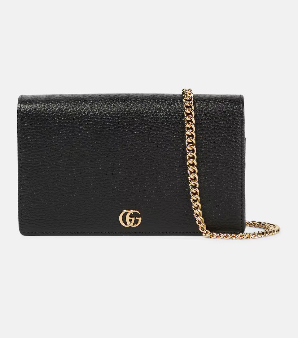 GG Marmont leather wallet on chain | Mytheresa (UK)
