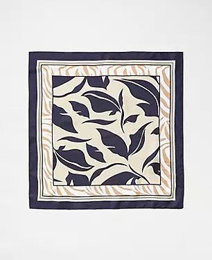 Leafed Silk Little Scarf | Ann Taylor (US)