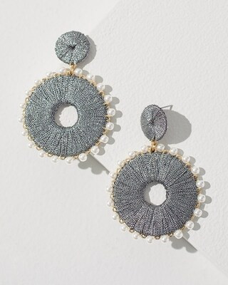 Silver Tone Drop Post Earrings | Chico's