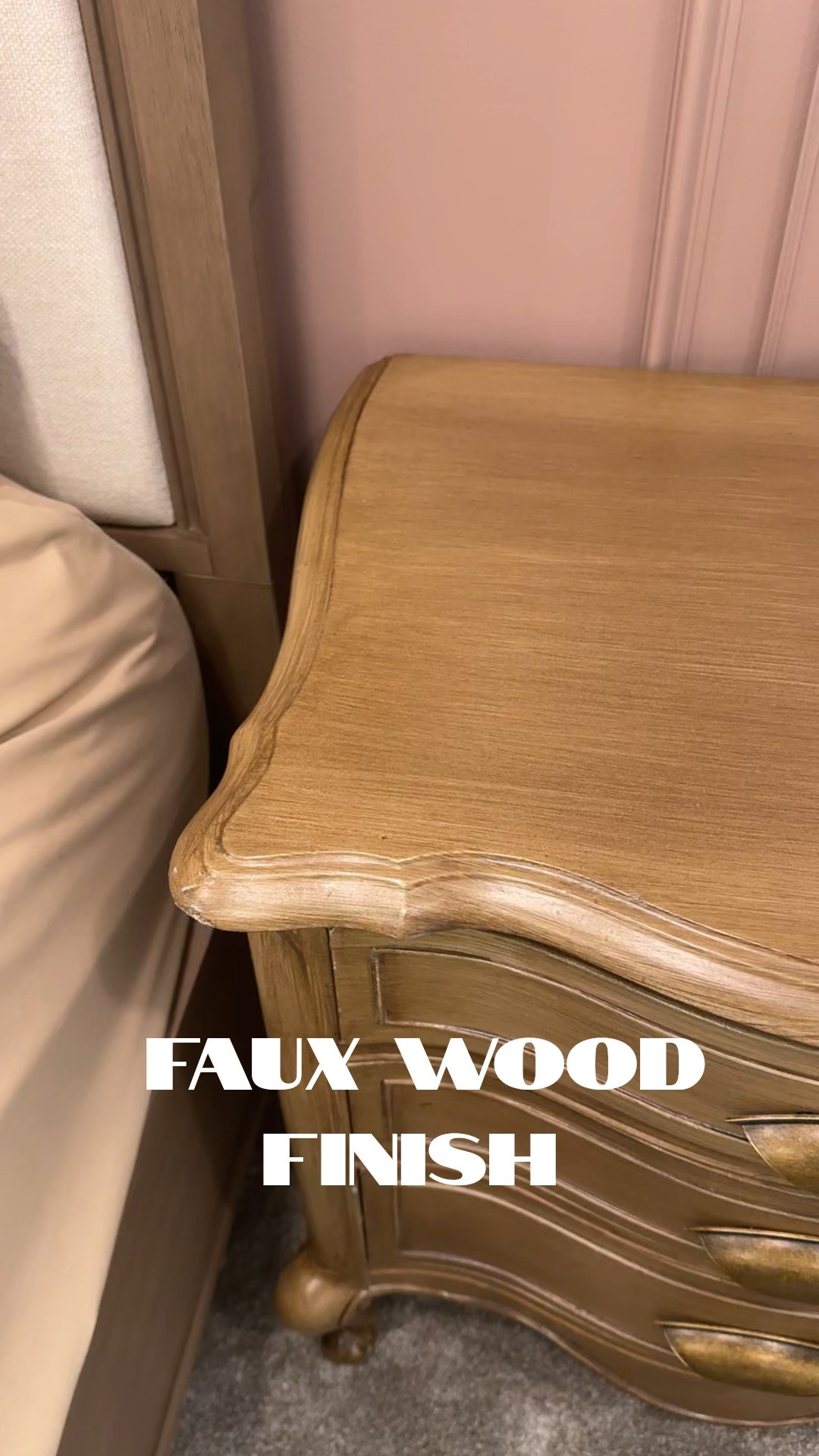 All the supplies you need to do a faux wood finish! Follow me on my instagram @buildher.home for the full tutorial! 