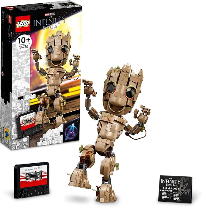 LEGO Marvel I am Groot 76217 Building Toy Set for Kids, Boys, and Girls Ages 10+ (476 Pieces) | Amazon (US)