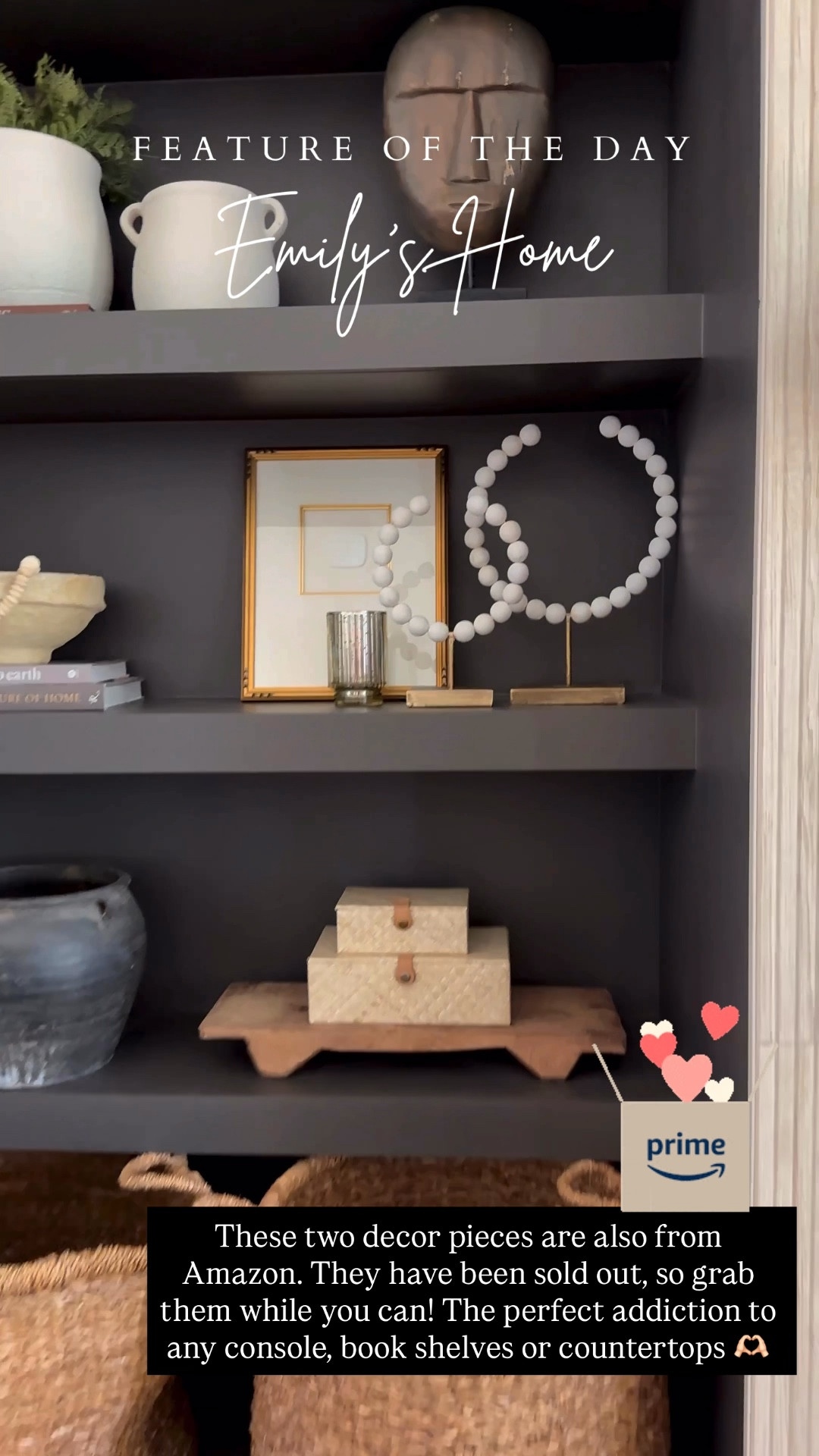 These beaded white decor pieces from Amazon are perfect for bookshelf, countertop or console styling ✨ There affordable and create such a nice cohesive unique modern classic transitional statement in your home! 🫶🏻

#LTKHome #LTKStyleTip