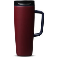 Owala SmoothSip Slider 24 oz Stainless Steel Bottle with Handle in Burgundy Bay | Glik's
