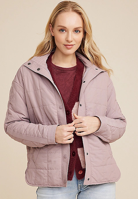 Quilted Bomber Jacket | Maurices