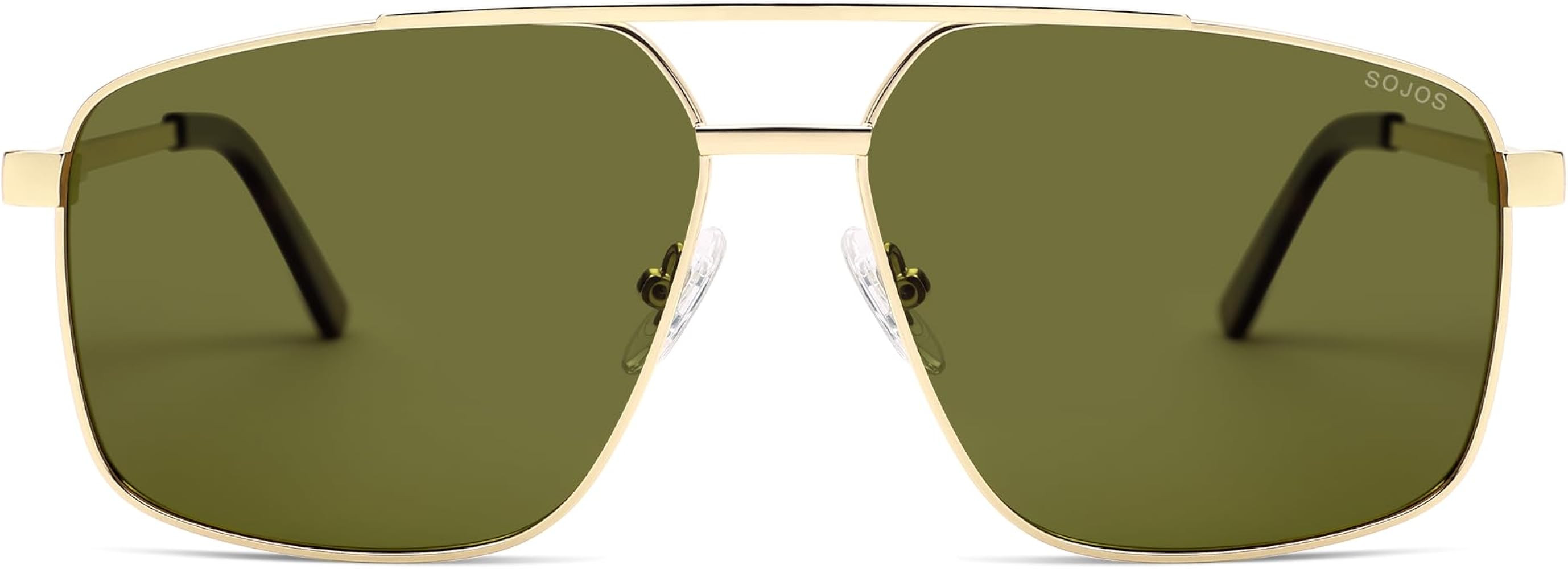 SOJOS Trendy Square Polarized Aviator Sunglasses for Women Men, 80s 90s Retro Vintage Aviators SJ... | Amazon (US)