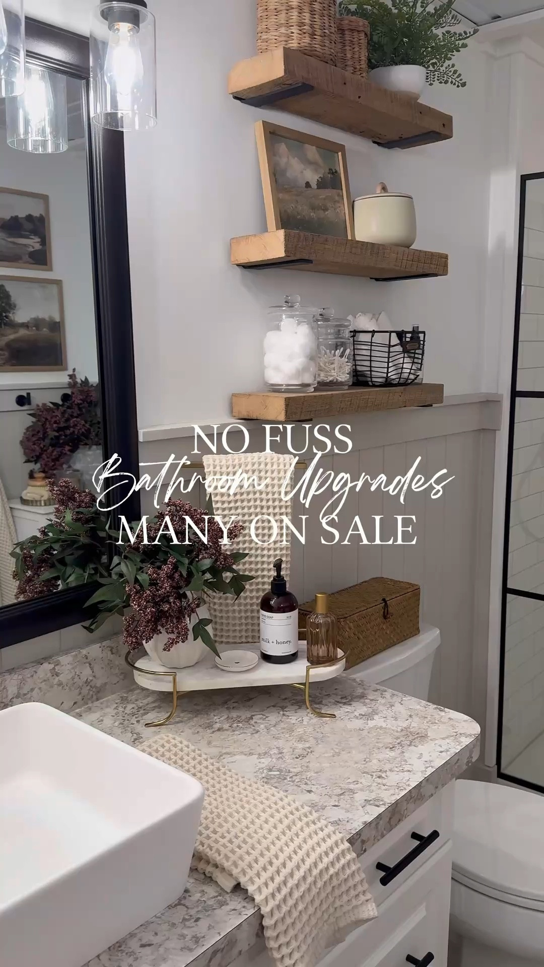 Simple No-Fuss Bathroom Upgrades That Make a Big Difference. Many On Sale  

Follow @farmtotablecreations on Instagram for more home styling ideas and finds.

Sometimes the easiest updates make the biggest impact. I swapped out the bathroom hardware, added sleek shower hooks, brought in a new storage cabinet, and layered in some beautiful decor pieces that are just as functional as they are stylish. Small changes like these instantly refresh the space, add better organization, and give the bathroom a clean, updated look without a full renovation.

#bathroomdecor #bathroomstorage #bathroomorganization #bathroomhardware #showerhooks #storagecabinet #bathroomupgrade #homeorganization

#LTKHome #LTKSaleAlert

#LTKSaleAlert #LTKHome