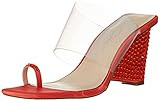 Blue by Betsey Johnson Women's SB-Polly Wedge Sandal, Orange, 6.5 | Amazon (US)