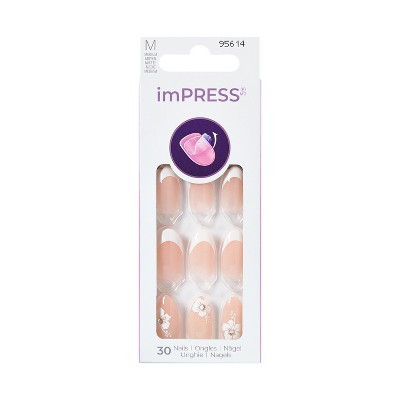 Impress Design Press-On Fake Nails - Medium Almond - Uplifted - 33ct | Target