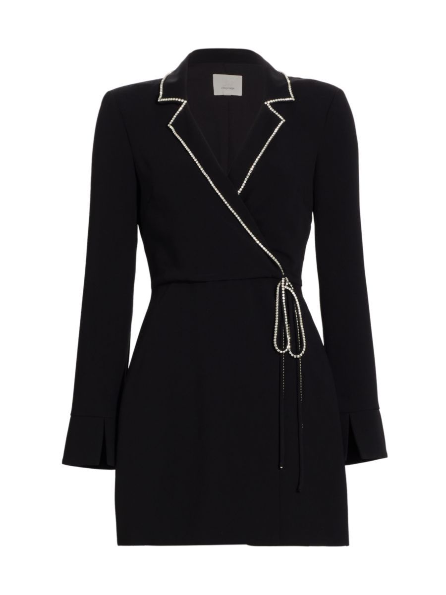 Cinq à Sept Barette Crystal-Trim Blazer Dress | Saks Fifth Avenue