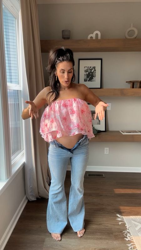 Use code WHEREYOURHEARTIS for 20% off my pink top & orange set 
16 weeks pregnant 
Flare jeans
Reel outfit
Bump style 


#LTKbump #LTKstyletip #LTKunder50