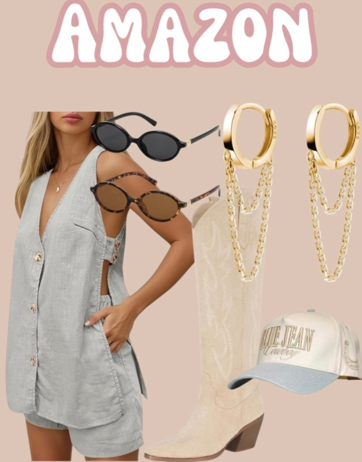 Western summer fashion from Amazon 
Rodeo outfit, country concert outfit, cowgirl boots, denim vest, rodeo style, country ootd, bachelorette trip outfit, Nashville outfit, summer ootd, summer style, festival outfit, amazon fashion, Amazon style, Memorial Day

#LTKWedding #LTKTravel #LTKootd