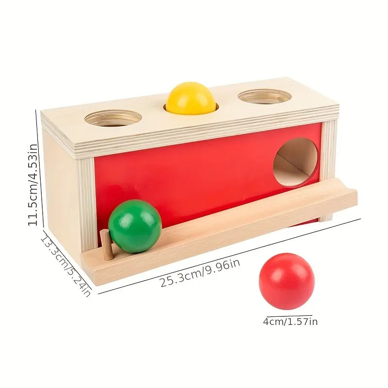 Montessori Wooden Ball Drawer Target Box Montessori Baby - Temu | Temu Affiliate Program