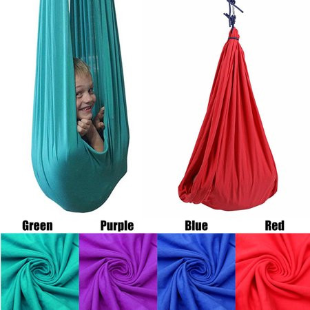 Therapy Swing Cuddle Hammock Sensory Swing Indoor Lycra Snuggle Swing Hardware Set | Walmart (US)