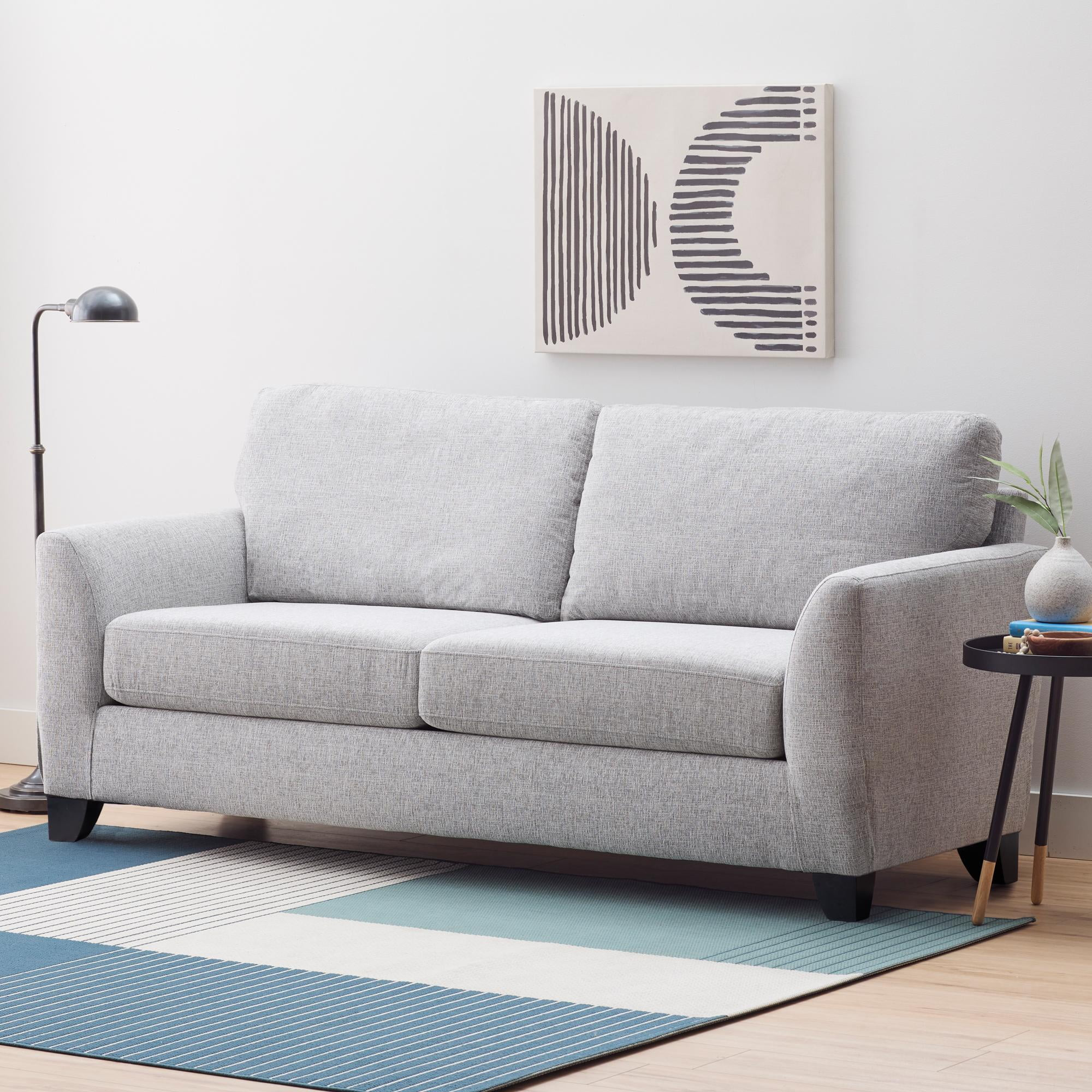 Gap Home Uphosltered Curved Arm Sofa, Gray - Walmart.com | Walmart (US)