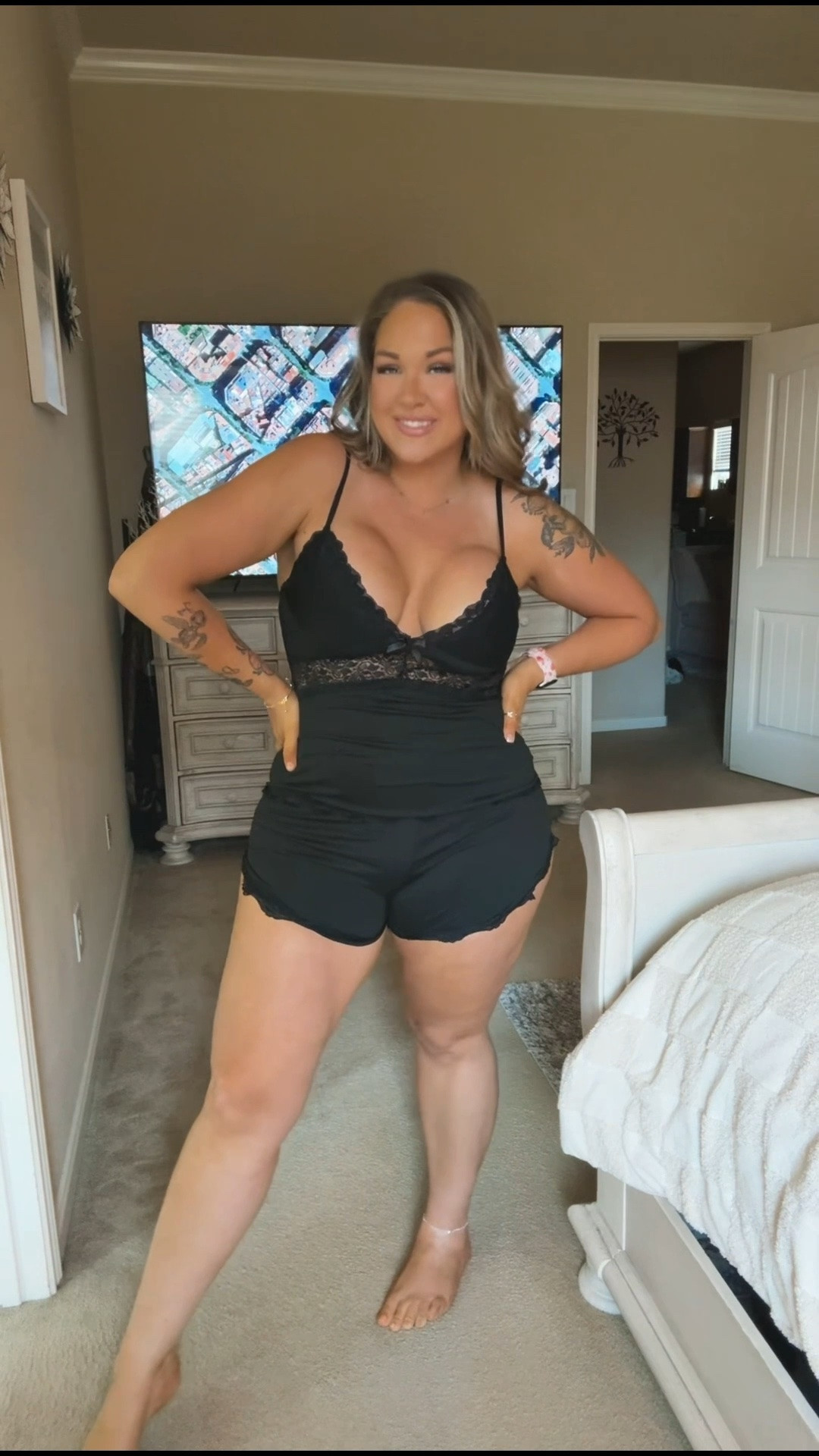 Just enough modesty for lounging around the house but sprinkled with a little fun and excitement for yourself and your partner 🤪

#LTKootd #LTKPlusSize #LTKMidsize