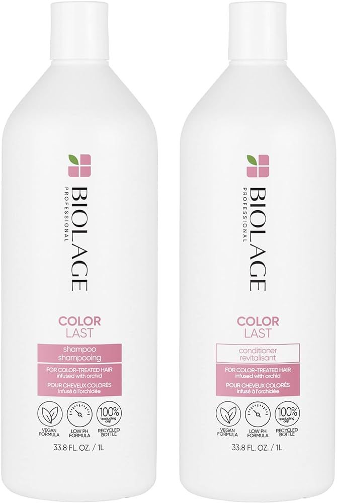 Biolage Color Last Shampoo & Conditioner Set | Helps Protect Hair & Maintain Vibrant Color | For ... | Amazon (US)