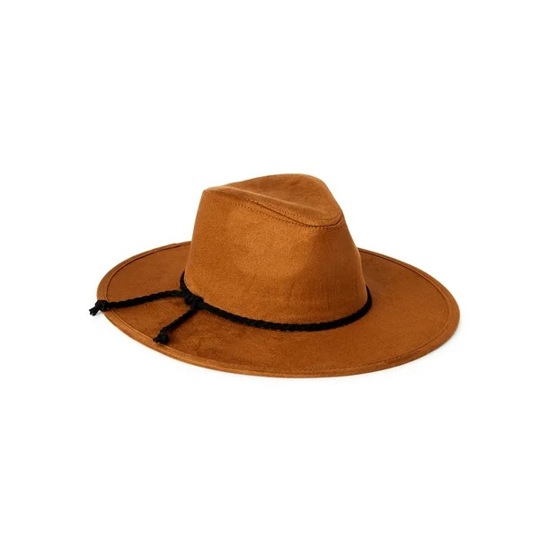 Time & Tru Sueded Fedora - Walmart.com | Walmart (US)