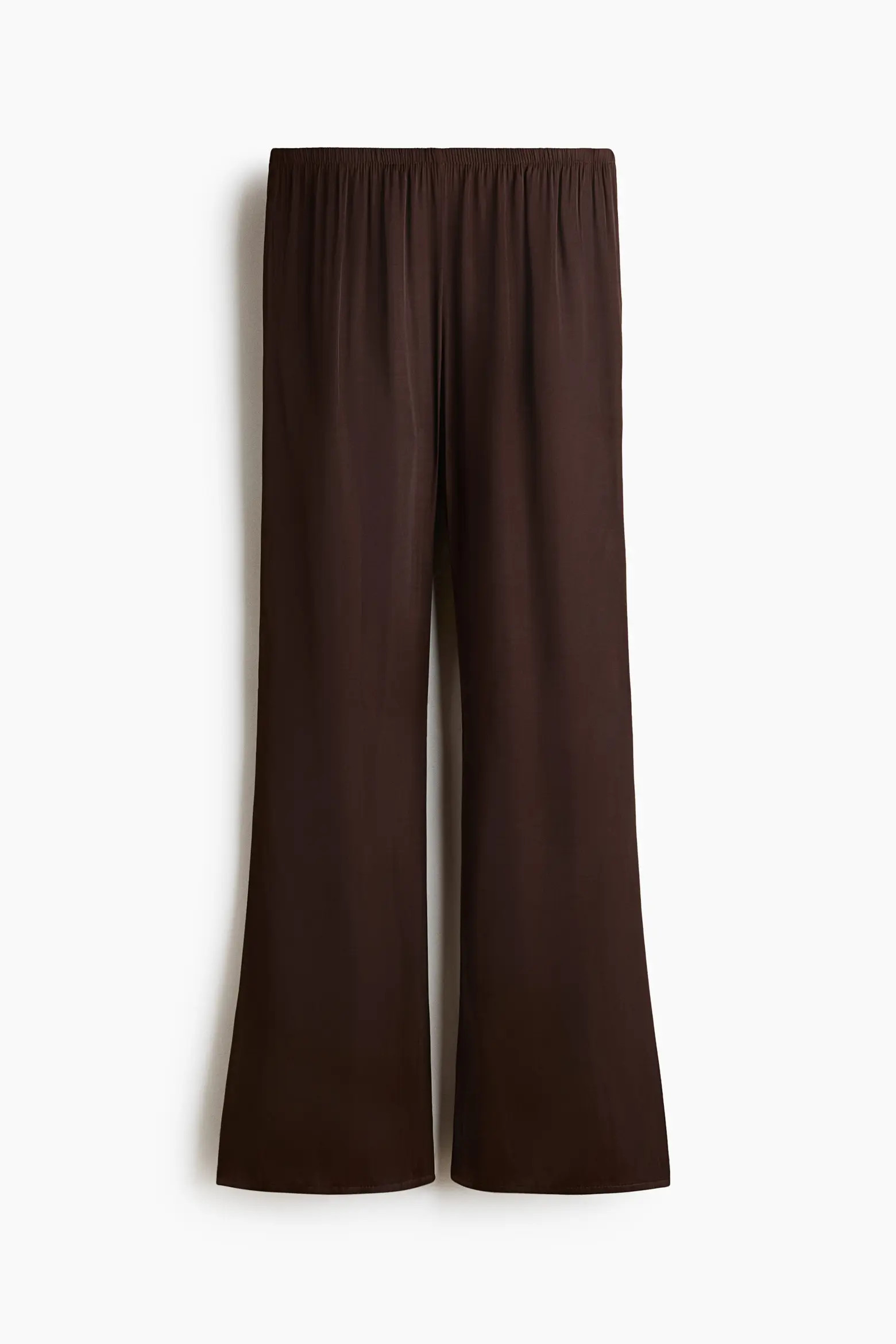H&M Flared Satin Trousers (Women) | Nordstrom | Nordstrom