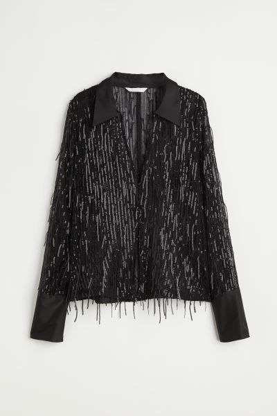 Sequined Shirt | H&M (US + CA)