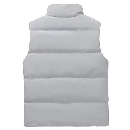 Shakumy N3 B Men s Autumn And Winter Vests Coat Solid Color Zipper Pocket Vest Sleeveless Fashion Co | Walmart (US)