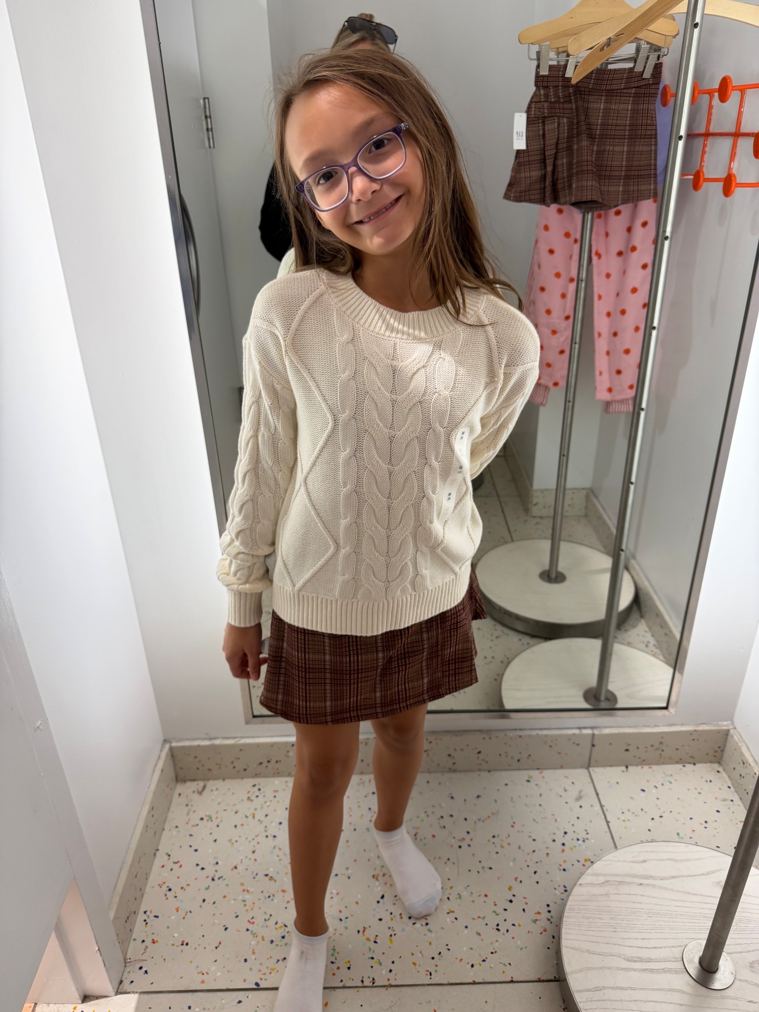 Such a cute outfit idea for fall family pics!
Kayla is about 53 inches tall and 66 lbs, wearing a size medium in both sweater and skirt 🤎

#LTKSeasonal #LTKFamily #LTKKids
