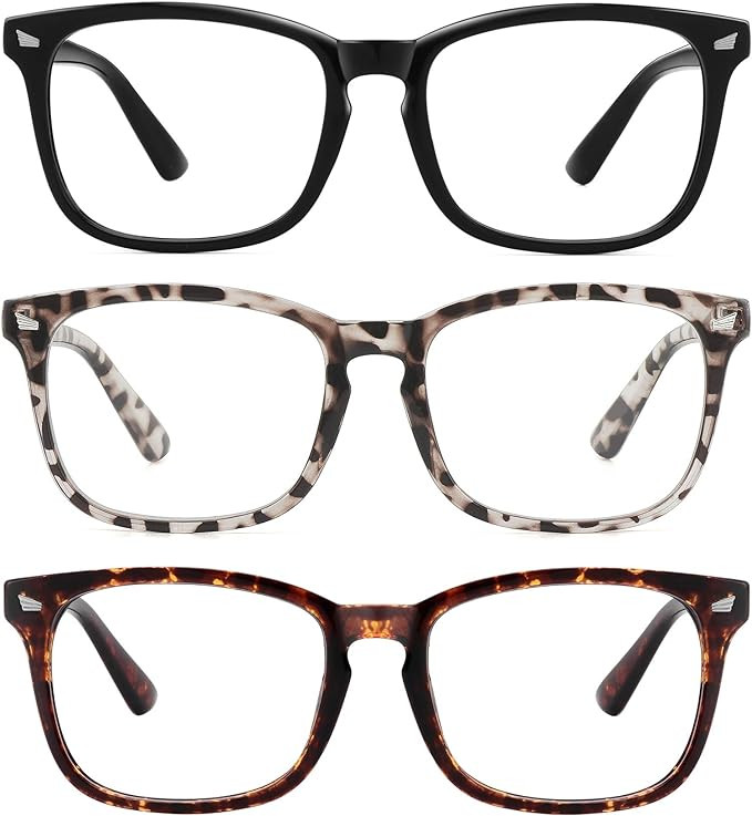 MEETSUN Blue Light Blocking Glasses, Anti Eye Strain Headache (Sleep Better),Computer Reading Gla... | Amazon (US)