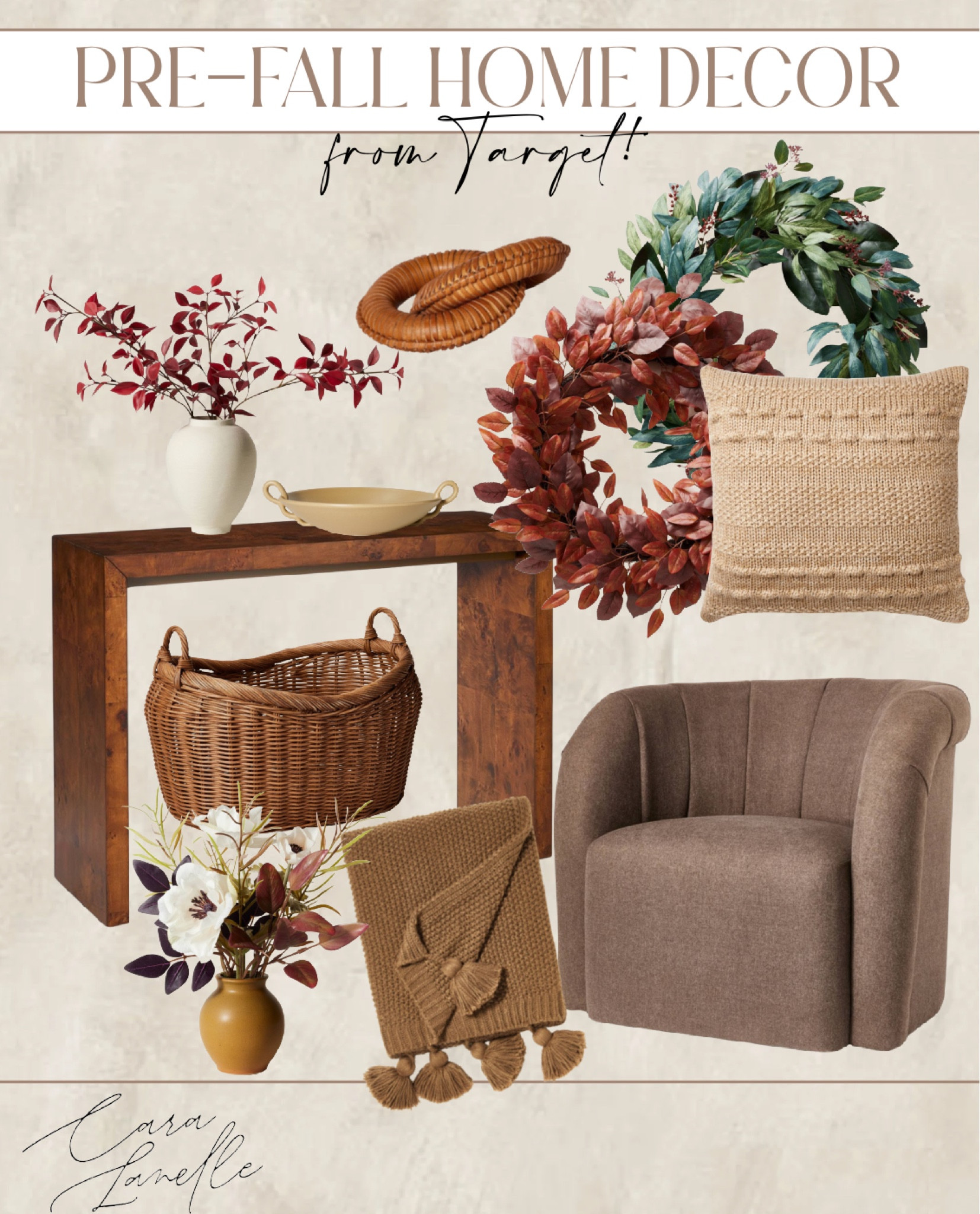 Who’s ready for fall home decor?? 🙋🏾‍♀️🍁🍂

Target home decor, entryway table, console, accent chair, neutral, faux stems, fall decor, throw pillow, throw blanket, wreath 

#LTKstyletip #LTKFind #LTKhome