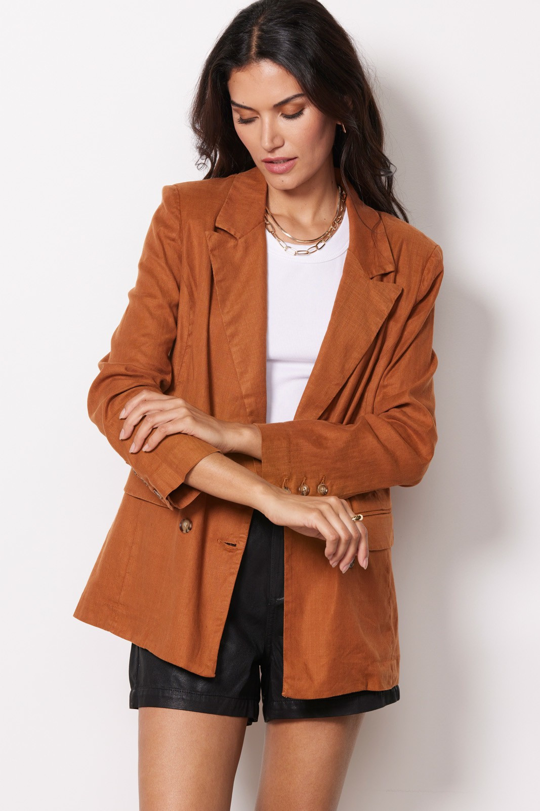EVEREVE Alexa Double Breasted Blazer | EVEREVE | Evereve