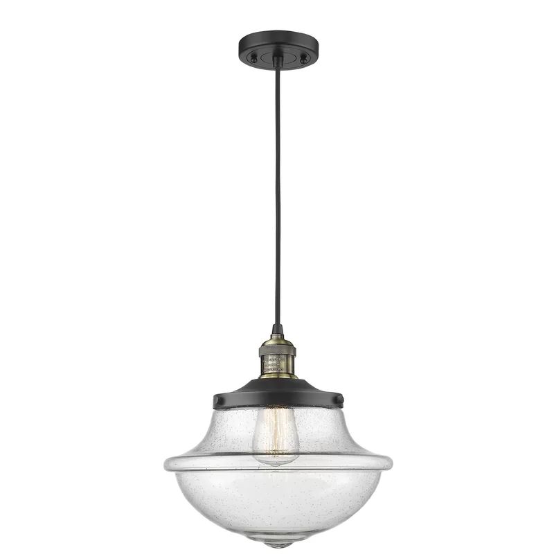 Chesapeake 1 - Light Single Schoolhouse Pendant | Wayfair North America