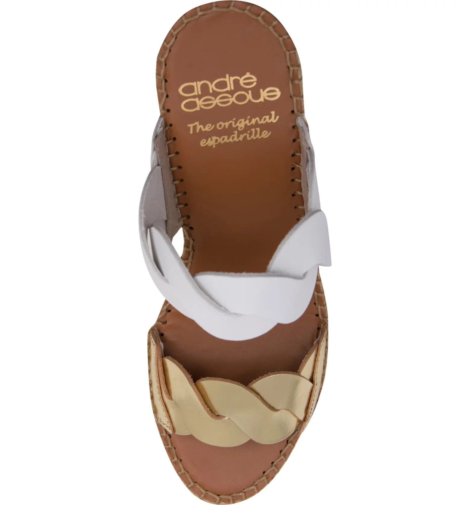 André Assous Rumy Espadrille Leather Wedge Sandal | Nordstromrack | Nordstrom Rack