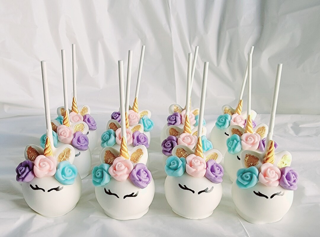 Unicorn Cake Pops - Etsy | Etsy (US)