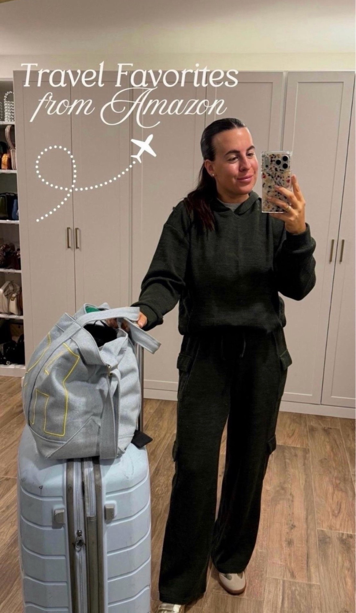 My travel necessities! 🤍